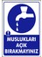 Uyarı ve Yönlendirme Levhaları " Muslukları Açık Bırakmayınız" 25X35CM Dekota Levha 1