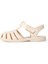 S10288 Clasica Velcro Çocuk Fildişi Sandalet 1