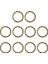 Ev/araba/el Sanatları Anahtarları Için 20 Paket 15MM Yuvarlak Metal Anahtarlama (Yurt Dışından) 2