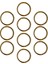 Ev/araba/el Sanatları Anahtarları Için 20 Paket 15MM Yuvarlak Metal Anahtarlama (Yurt Dışından) 3