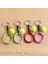 Mini Tenis Top Raket Kolye Anahtarlık Anahtar Zinciri Yeşil ve Kırmızı (Yurt Dışından) 4