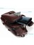 Erkekler Çok Fonksiyonlu Crossbody Çanta Kahve 4