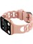 Apple Watch 7 45MM / 6 & Se & 5 & 4 44MM / 3 & 2 ve 1 42MM Için Kayış Pembe 3