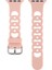Apple Watch 7 45MM / 6 & Se & 5 & 4 44MM / 3 & 2 ve 1 42MM Için Kayış Pembe 5