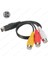 S-Video (7 Pin) Erkek - 3 Rca Rgb Dişi Kablo Video Adaptörü 2