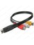 S-Video (7 Pin) Erkek - 3 Rca Rgb Dişi Kablo Video Adaptörü 3