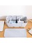 2 Pcs Masaüstü Soket Güç Veri Kablosu Bitirme Set Secutasyon Kutusu Beyaz (Yurt Dışından) 2