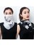 2 Adet Bayanlar Yarım Yüz Maske Fular Uv Koruma Nefes Alabilen Buz Ipek Eşarp 3