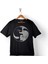 Ying Yang Black Hıpster Cat Kara Kedi Çocuk T-Shirt 1