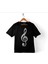 Sol Anahtarı Müzik Nota Es Gitar Saz Bağlama Çocuk T-Shirt 1