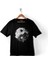 Uçan Çift Astronot Ying Yang Uzay Cosmos Çocuk T-Shirt 1
