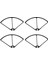 X8C X8W Siyah Için 4xrc Qaudcopter Aksesuar Pervane Koruması (Yurt Dışından) 2