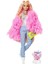 GRN28 Barbie Extra - Pembe Ceketli Bebek 3