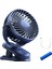 Klipsli Ultra Sessiz Mini USB Fan - Mavi (Yurt Dışından) 1