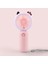 USB Şarj Edilebilir Gece Lambası Özellikli Üç Hız Seviyeli Fan - Pembe (Yurt Dışından) 1