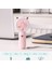 USB Şarj Edilebilir Gece Lambası Özellikli Üç Hız Seviyeli Fan - Pembe (Yurt Dışından) 3