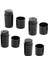 4pcs Golf Topu Stamper Izlenim Mühür Plastik Açık Siyah 4 5.3x2.1cm 1