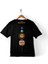 Güneş Sistemi Gezegenler Solar Sistem Dünya Ay Çocuk T-Shirt 1
