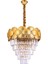 Kristal Taşlı Sarı 50CM Dövme Detay Sarkıt Avize MOD-CK-DSK50 1