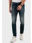 Pamuklu Yırtık Detaylı Normal Bel Slim Fit Jeans Erkek Kot Pantolon 629DSK004 2