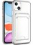Apple Iphone 13 Kılıf Kart Koymalı Kamera Korumalı Şeffaf Setra Silikon 1