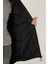 Slim Fit Yakası Suni Kürklü Çıkarılabilir Kapüşonlu Uzun Mont Bayan Mont 5760082 5