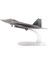 1: 100 F22 Fighter Uçak Modeli Diecast Düzlem Uçak Koleksiyonları Dekor Grey2 18.8X13.6X6.6CM 1