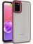 Samsung Galaxy A03S Kılıf Silikon Kenarlı Arkası Şeffaf Renkli Sert Flora Kapak 1