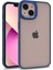 Apple Iphone 13 Kılıf Silikon Kenarlı Renkli Flora Kapak 1