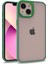 Apple Iphone 13 Kılıf Silikon Kenarlı Renkli Flora Kapak 1