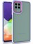 Samsung Galaxy A22 Kılıf Silikon Kenarlı Renkli Flora Kapak 1