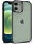 Apple Iphone 12 Pro Kılıf Silikon Kenarlı Arkası Şeffa Renkli Flora Sert Kapak 1