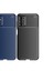 Samsung Galaxy M52 Kılıf Karbon Desenli Lux Negro Silikon 5