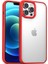 Apple Iphone 13 Pro Max Kılıf Renkli Silikon Kenarlı Hom Kapak 1