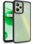Realme C35 Kılıf Silikon Kenarlı Arkası Şeffaf Renkli Flora Kapak 1