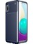Samsung Galaxy A02S Kılıf Karbon Desenli Lux Negro Silikon 1