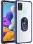 Samsung Galaxy A21S Kılıf Silikon Kenarlı Yüzüklü Manyetik Mola Kapak 1
