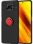 Xiaomi Pocophone X3 Nfc Kılıf Yüzüklü Manyetik Ravel Silikon 1