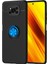 Xiaomi Pocophone X3 Nfc Kılıf Yüzüklü Manyetik Ravel Silikon 1