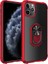 Apple Iphone 11 Pro Max Kılıf Silikon Kenarlı Renkli Yüzüklü Manyetik Mola Kapak 1
