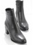 Siyah Leather Kadın Bot & Bootie K02208020503 1