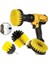Zhltools 3lü Matkap Ucu Banyo Küvet Duşakabin Araba Tekerliği Koltuk Yıkama Temizleme Fırçası Seti 1