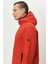 Erkek Kırmızı Standart Fit Normal Kesim Dik Yaka Softshell Mont 4