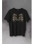 Karşılıklı Kükreyen Aslan Kafaları Lion Head Baskılı Tişört T-Shirt 1