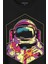 Uzayda Yemek Donut Pizza Yiyen Astronot Cosmos Baskılı Tişört T-Shirt 2