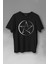 Pentagram Stencil Symbol Satanizm Baphomet Mührü Logosu Baskılı Tişört T-Shirt 1