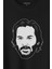 John Wick Keanu Reeves Charles Portre Silüeti Baskılı Tişört T-Shirt 2