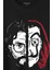 La Casa De Papel Profesör Proffessor Dali Mask Yarım Yüz Half Face Baskılı Tişört T-Shirt 2