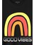 Good Vibes Gökkuşağı Rainbow Cisniyet Eşitlik Özgürlüğü Baskılı Tişört T-Shirt 2