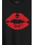 Korsan Skull Kuru Kafa Dudak Öpücük Kiss Me Baskılı Tişört T-Shirt 2